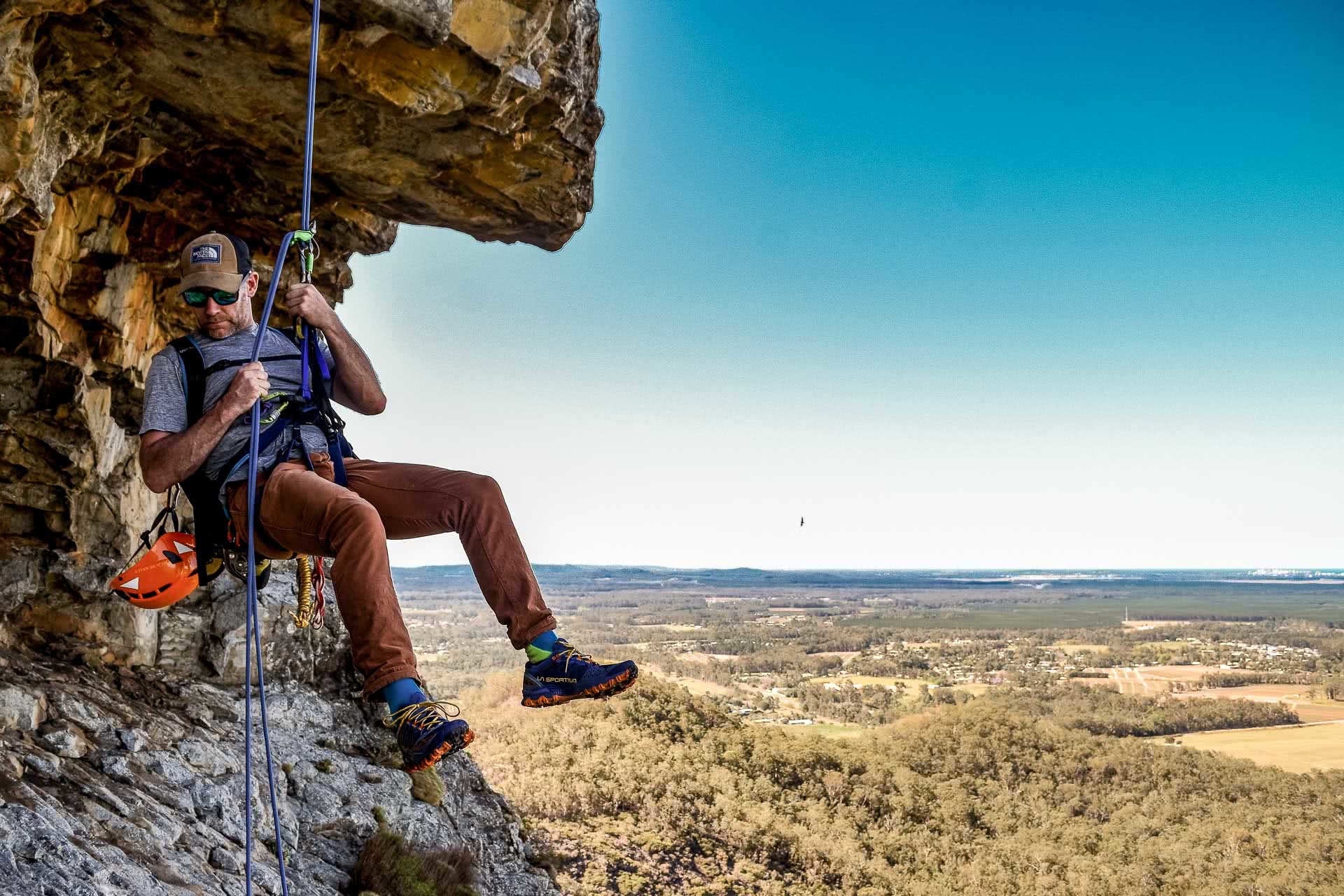 Climb Traxion Action - Mount Tibrogargan's Newest Multi-Pitch - We Are ...