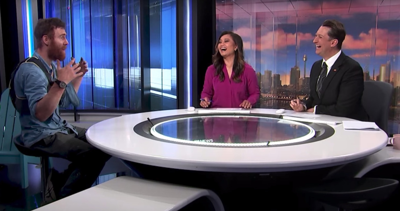 WATCH Beau Miles Makes an Adventure Out of his ABC Breakfast Debut