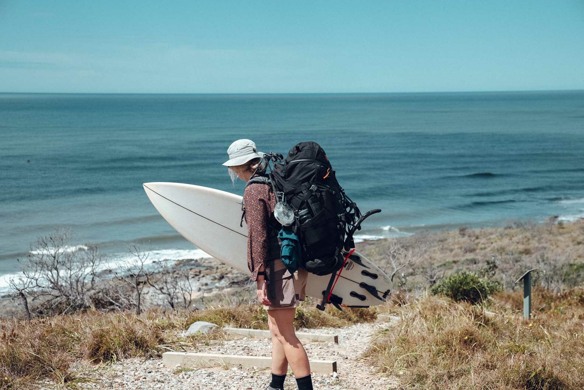 The Mystery Ranch Tri-Zip Packs a Punch on a Surf-Hike Trip - We